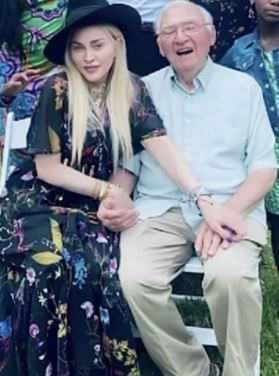 Silvio Ciccone with his daughter Madonna.